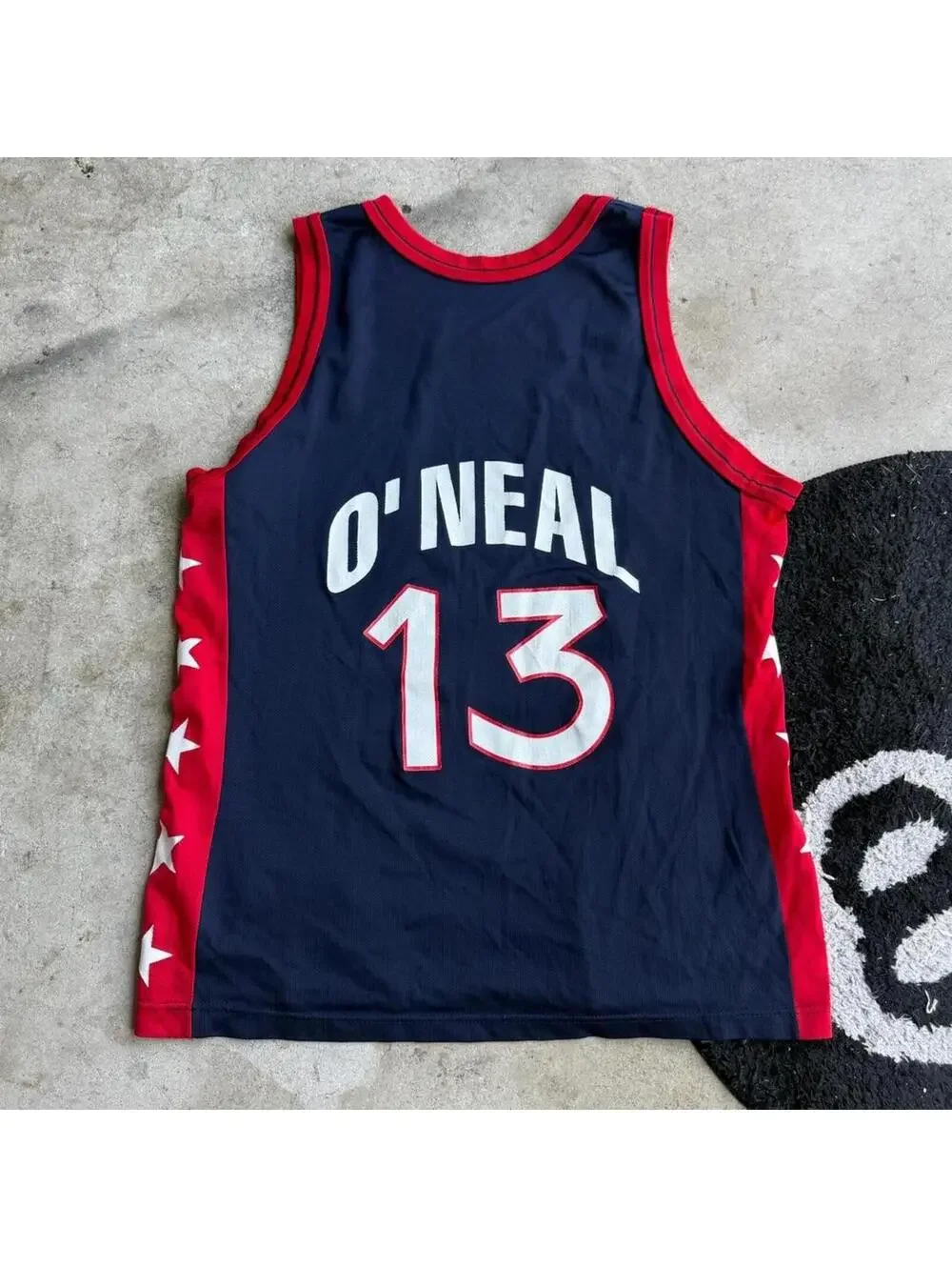 Vintage 80s Champion Shaquille O’Neal USA Jersey - Picture 2 of 6
